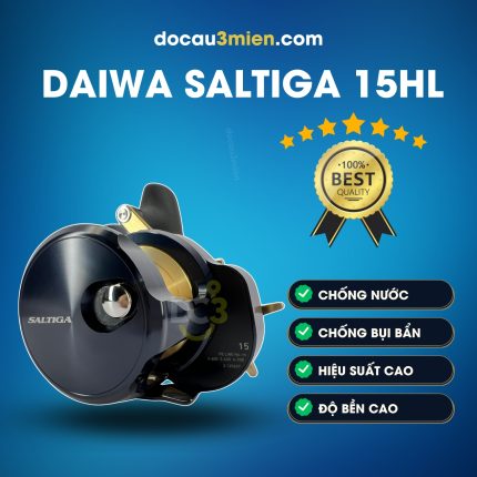 Ứng Dụng Máy Câu Ngang Daiwa Saltiga 15HL