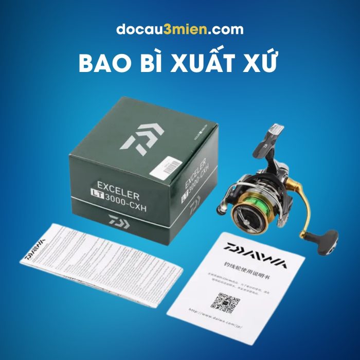 Bao Bì Xuất Xứ Máy Câu Đứng Daiwa Exceler LT