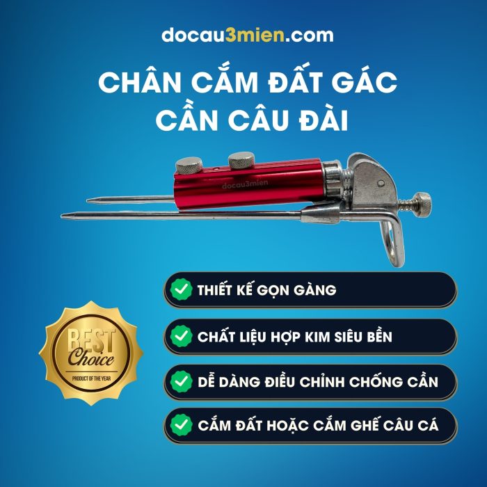 Đặc Trưng Chân Cắm Gác Cần Câu Đài