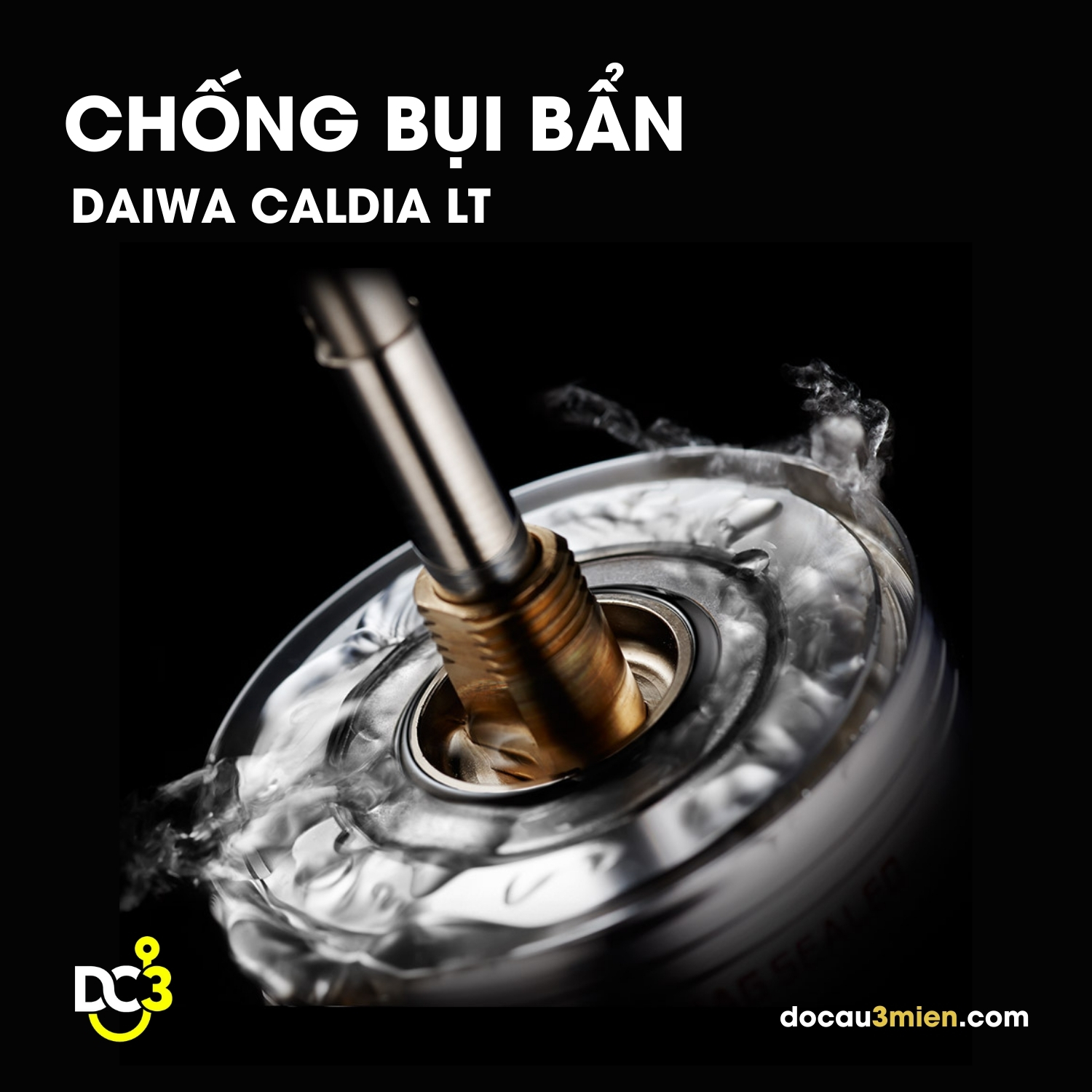 Khả năng chống bụi bẩn Daiwa Caldia LT