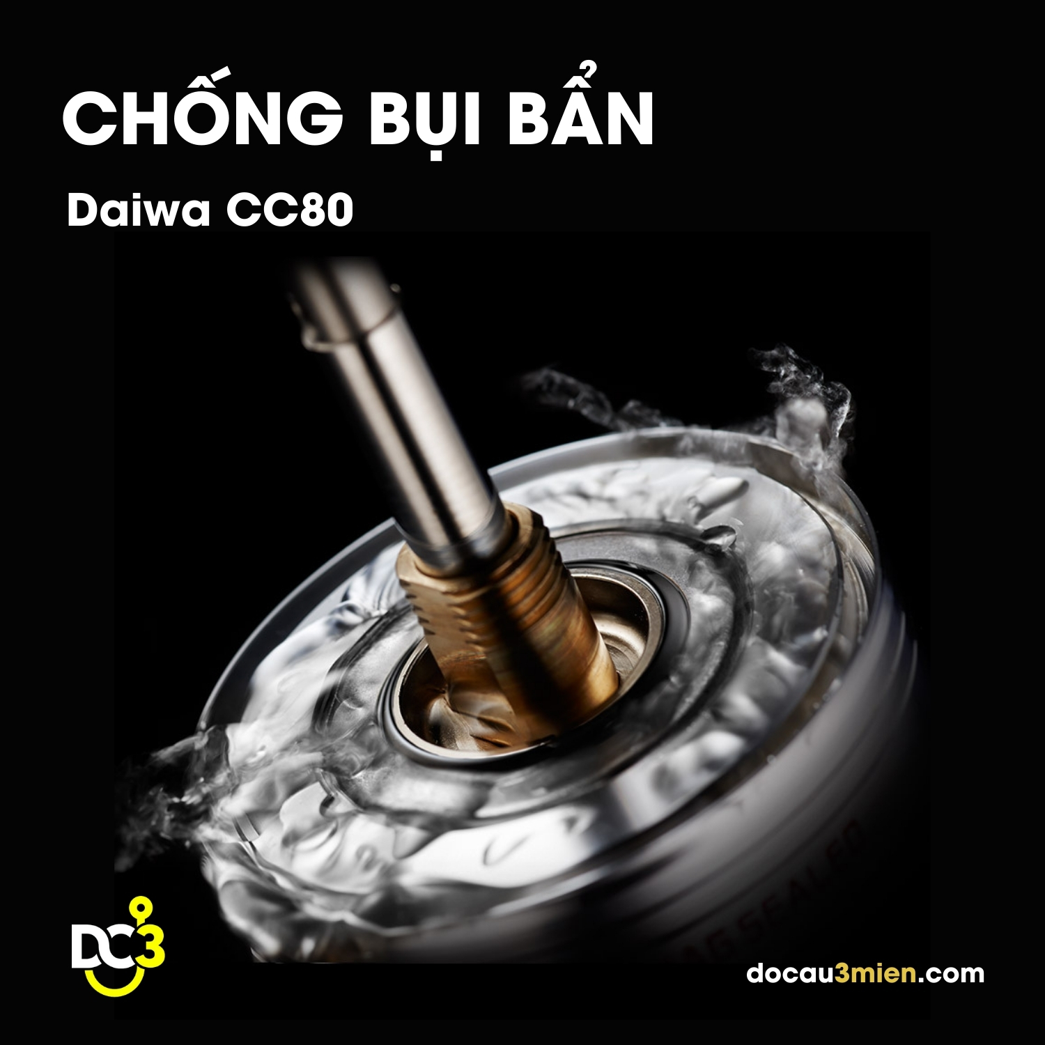 Khả Năng Chống Bụi Bẩn Daiwa CC80