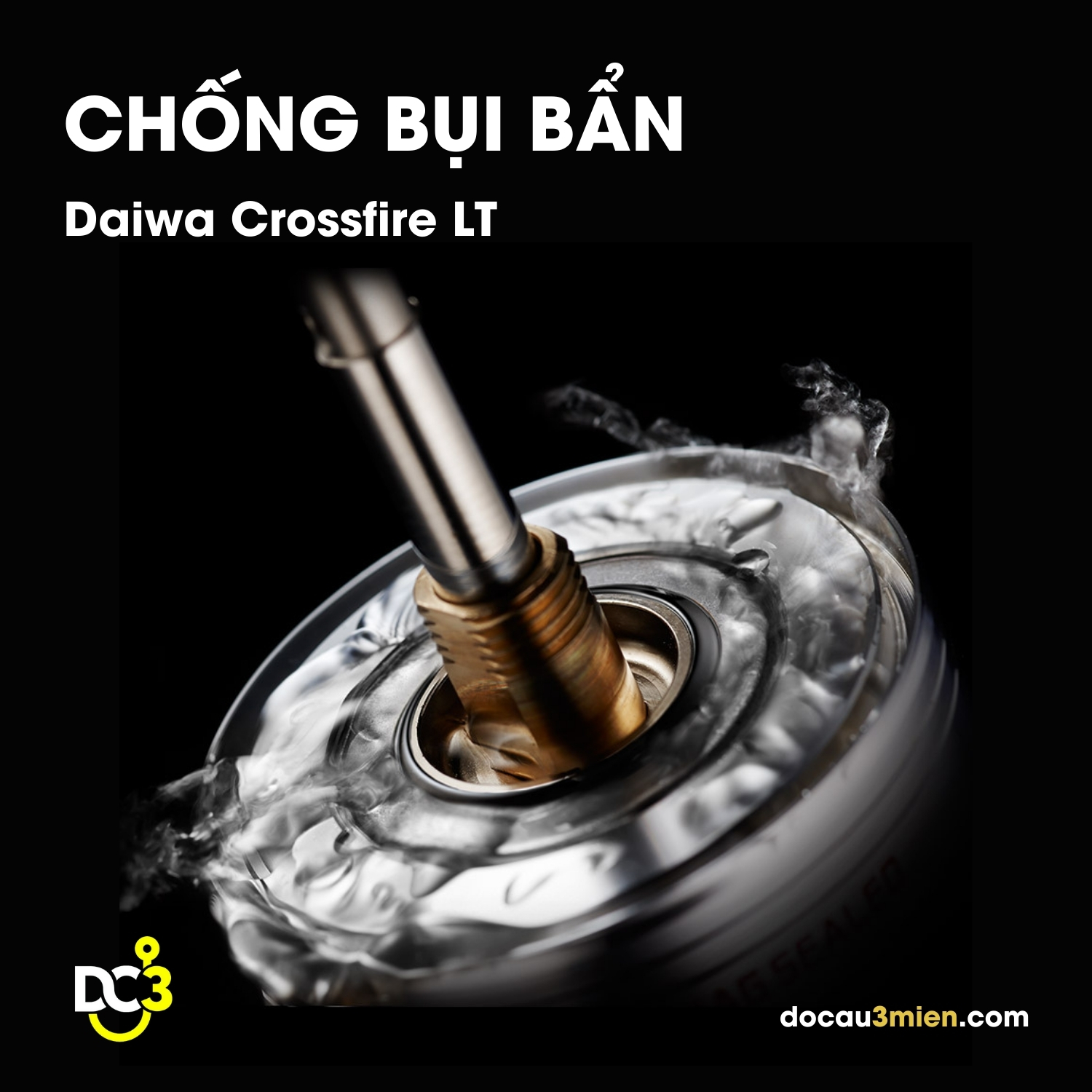 Khả năng chống bụi bẩn Daiwa Crossfire LT