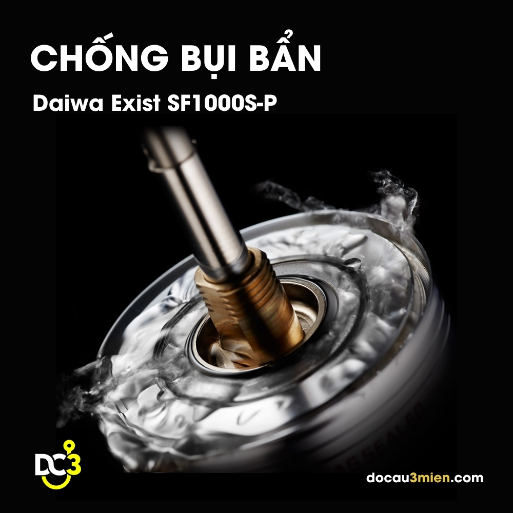 Khả Năng Chống Bụi Bẩn Daiwa Exist SF1000S-P