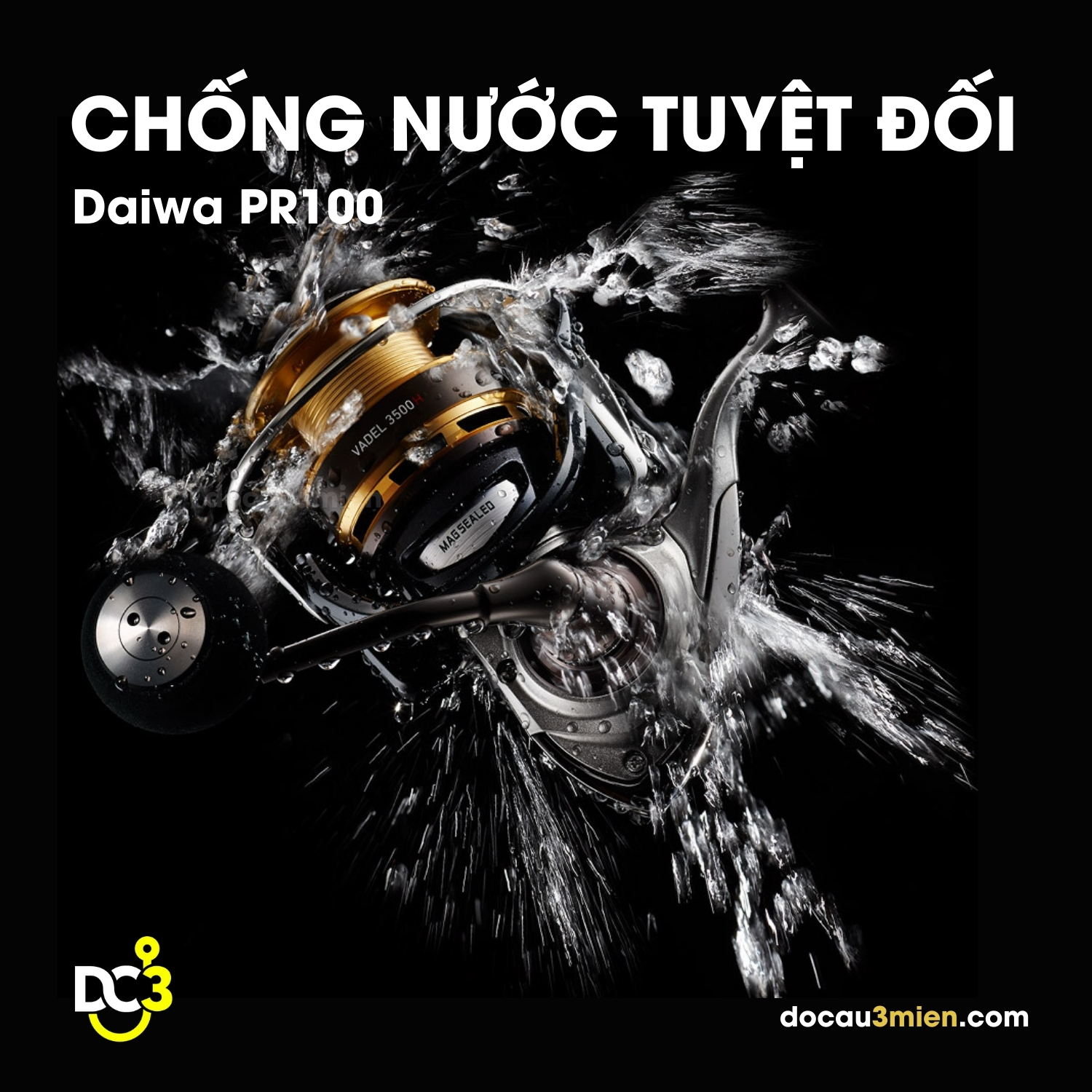 Khả Năng Chống Nước Tuyệt Đói Daiwa PR100
