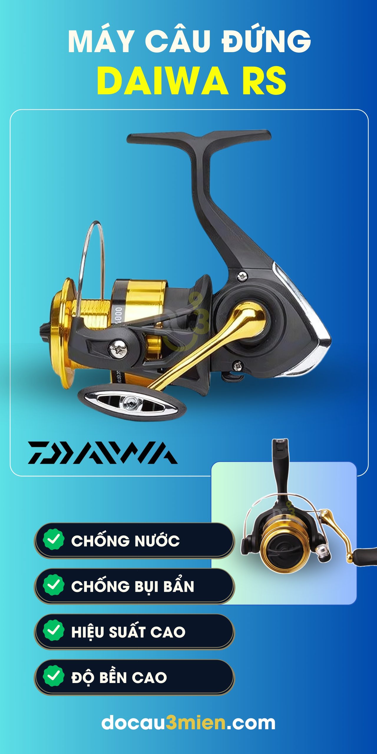 Công Dụng Máy Câu Đứng Daiwa RS