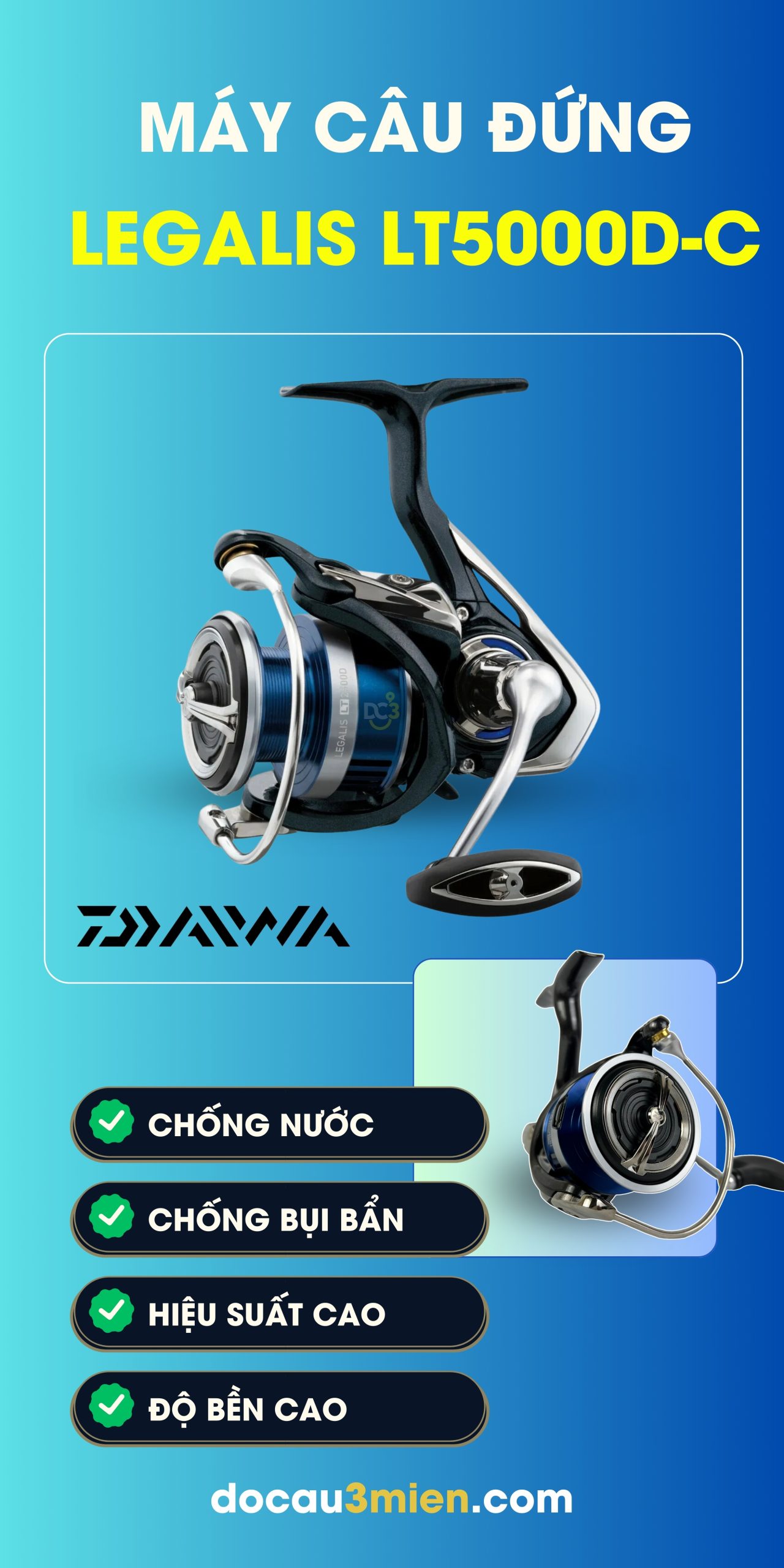 Công Dụng Máy Câu Đứng Daiwa Legalis LT 2020