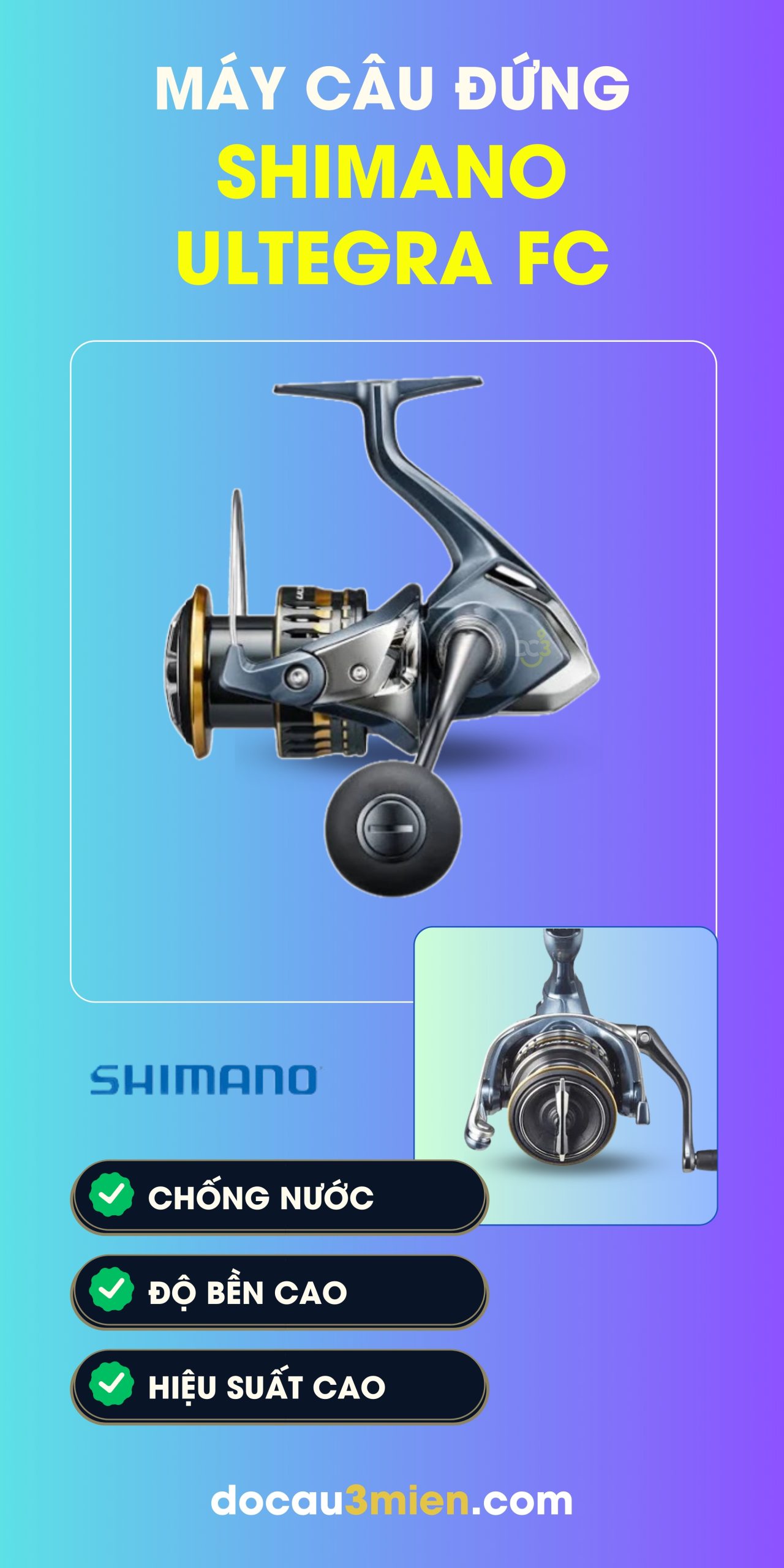Công Dụng Máy Câu Đứng Shimano Ultegra FC