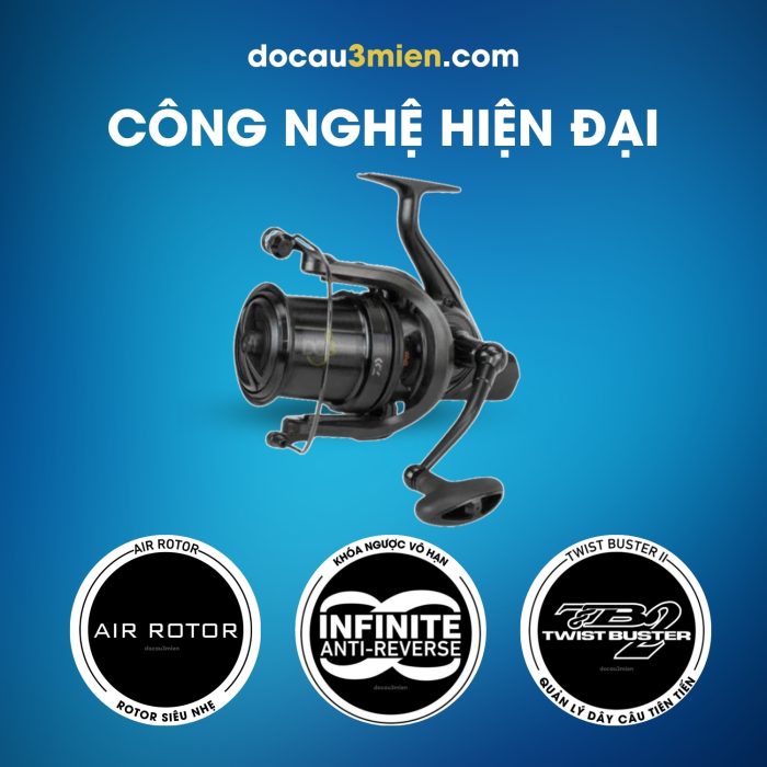 Công Nghệ Máy Câu Đứng Daiwa Crosscast Carp