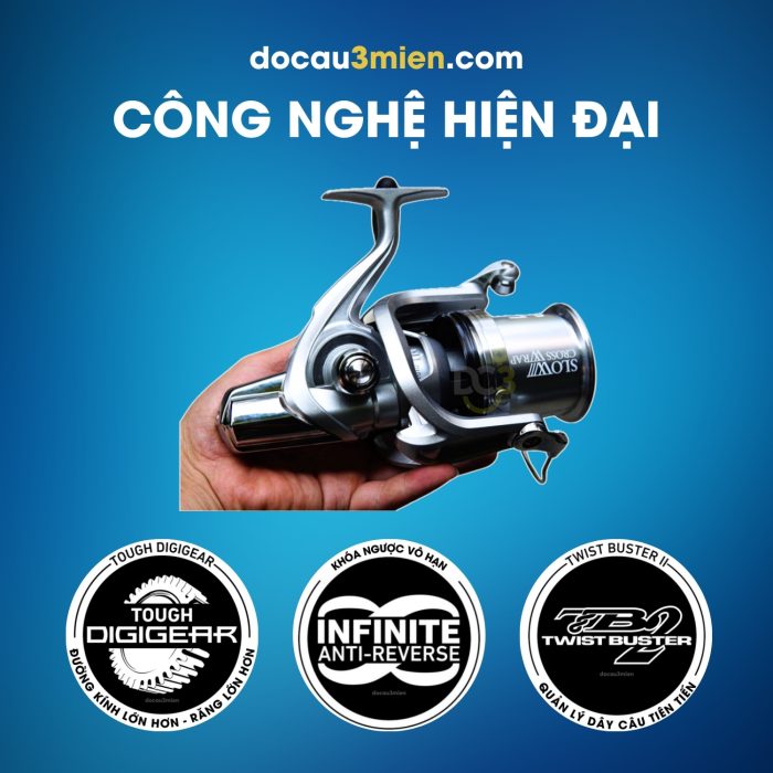 Công Nghệ Máy Câu Đứng Daiwa Crosscast Surf