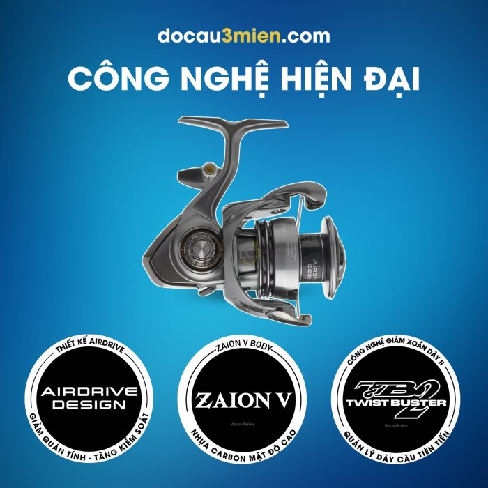 Công Nghệ Máy Câu Đứng Daiwa Exceler LT