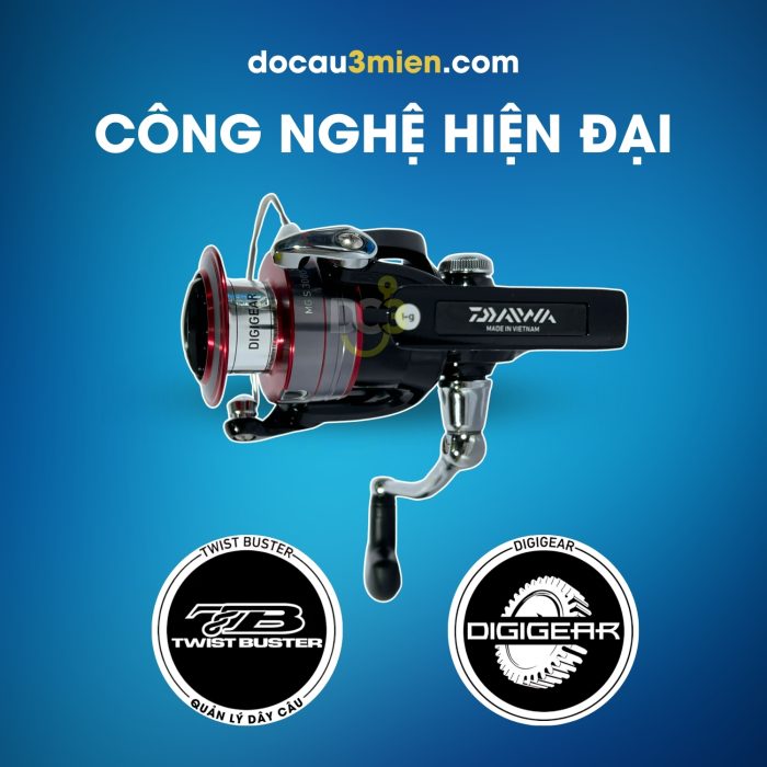 Công Nghệ Máy Câu Đứng Daiwa MG S