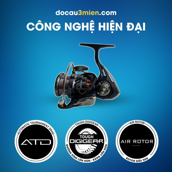 Công Nghệ Máy Câu Đứng Daiwa Revros TG LT