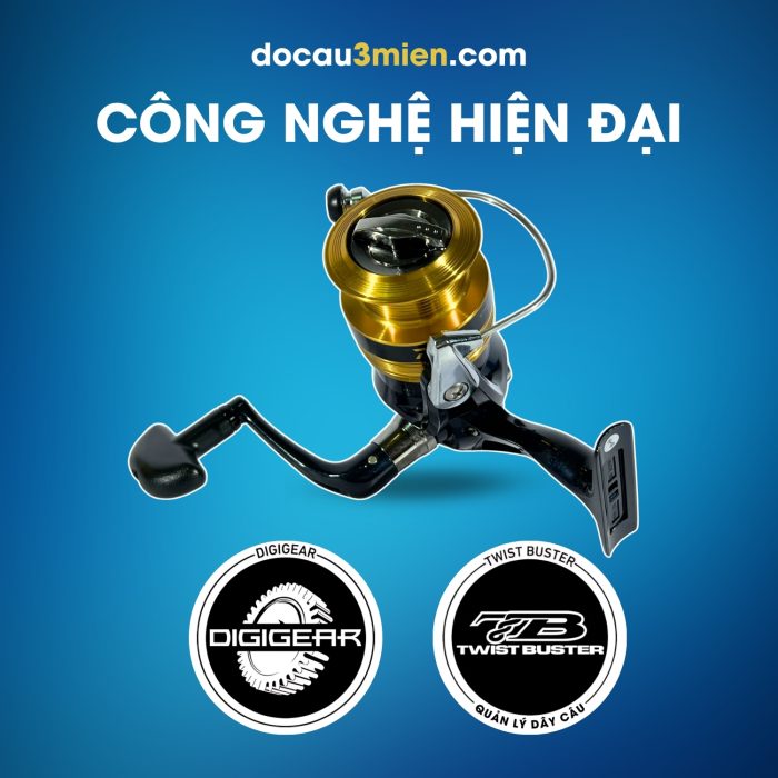 Công Nghệ Máy Câu Đứng Daiwa Sweepfire 2B