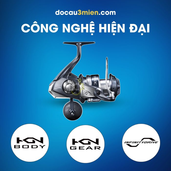 Công Nghệ Máy Câu Đứng Shimano Stradic SW