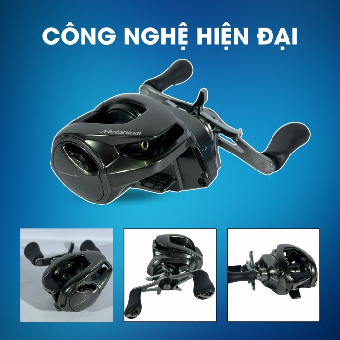 Công Nghệ Máy Câu Ngang Shimano Metanium HG Left