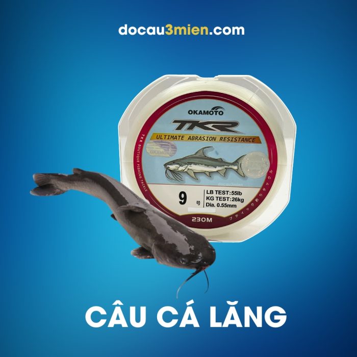 Cước Câu Cá Okamoto TKR Dùng Câu Cá Lăng