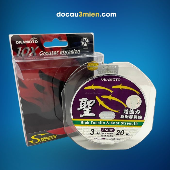 Bao Bì Dây Cước Câu Cá Okamoto 4 Con Cá
