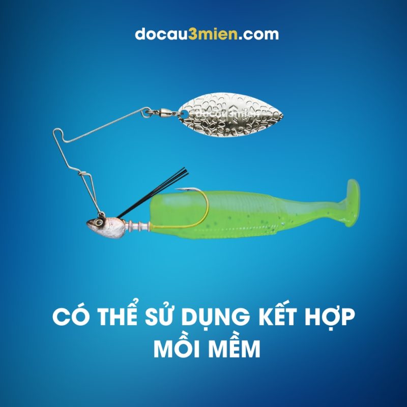 Daiwa Jig Spinner SS Cùng Mồi Mềm