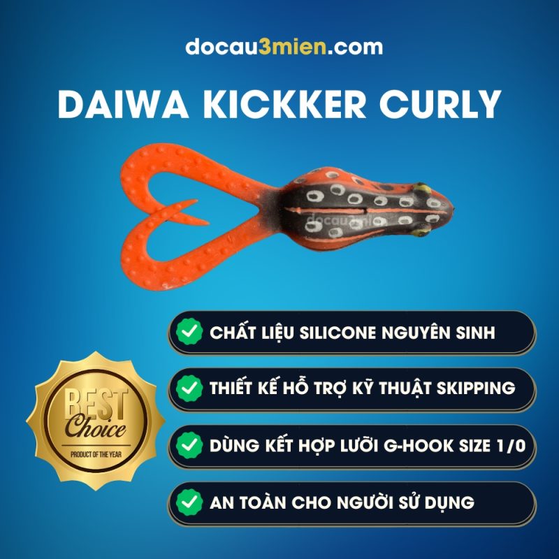 Đặc Trưng Mồi Daiwa Kikker Curly