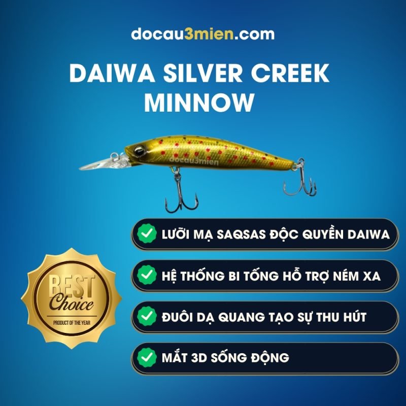 Đặc Trưng Daiwa Silver Creek Minnow