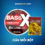 Dây Cước Câu Cá Daiwa BassX Fluoro Carbon Câu Lục, Câu Lancer
