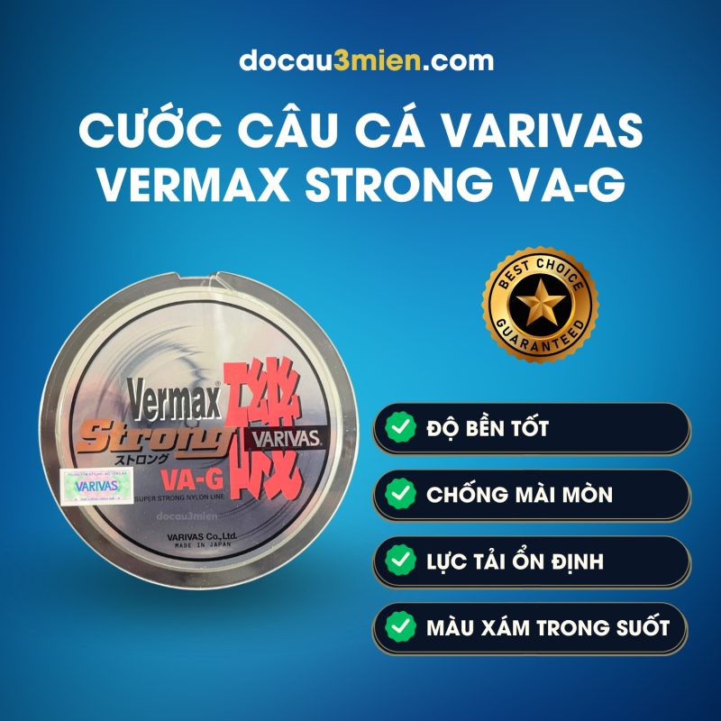 Đặc Trưng Dây Cước Câu Cá Varivas Vermax Strong VA-G