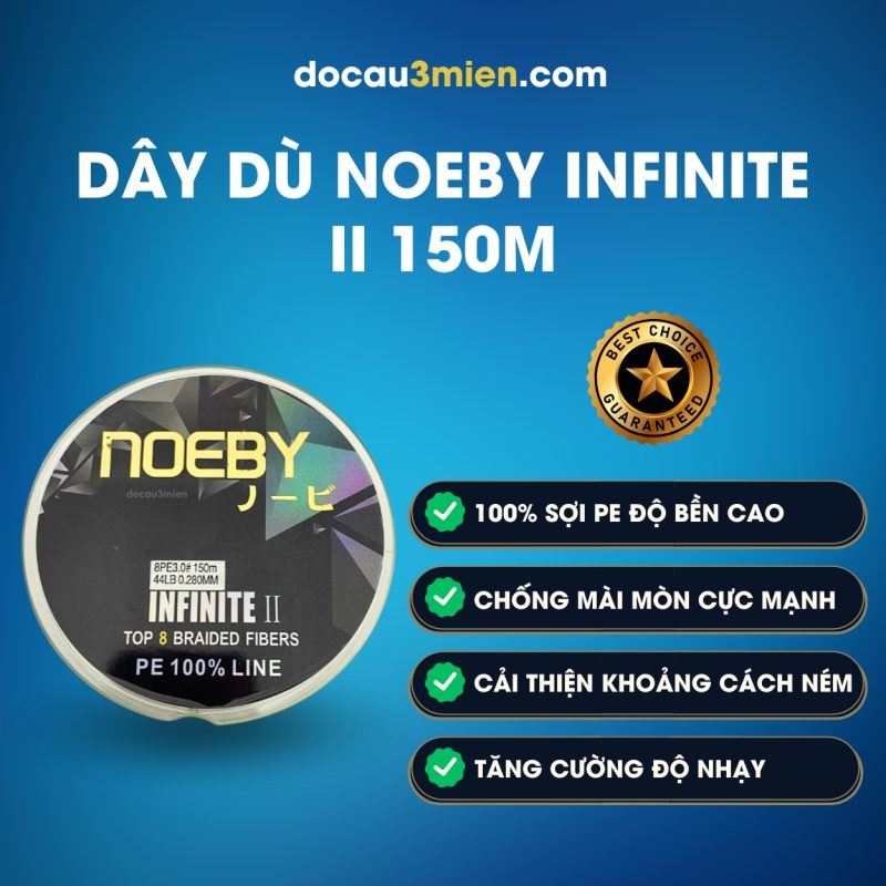 Đặc Trưng Dây Dù Noeby Infinite II 150m