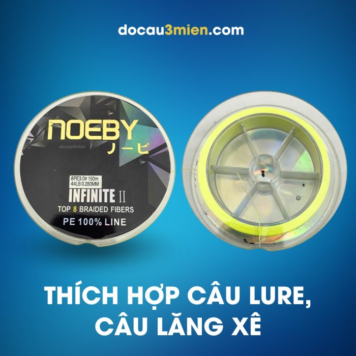 Dây Dù Noeby Infinite II 150m Thích Hợp Câu Lure