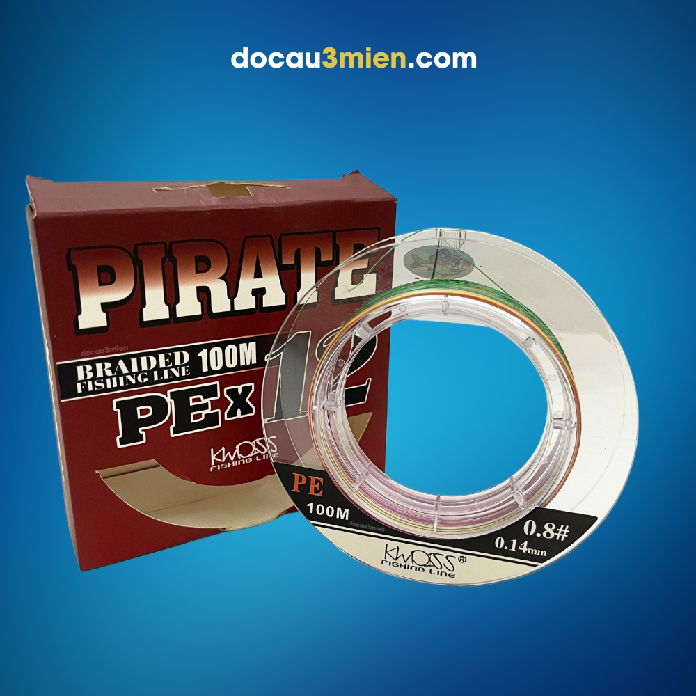 Bao Bì Dây Dù Câu Cá Pirate PE X12