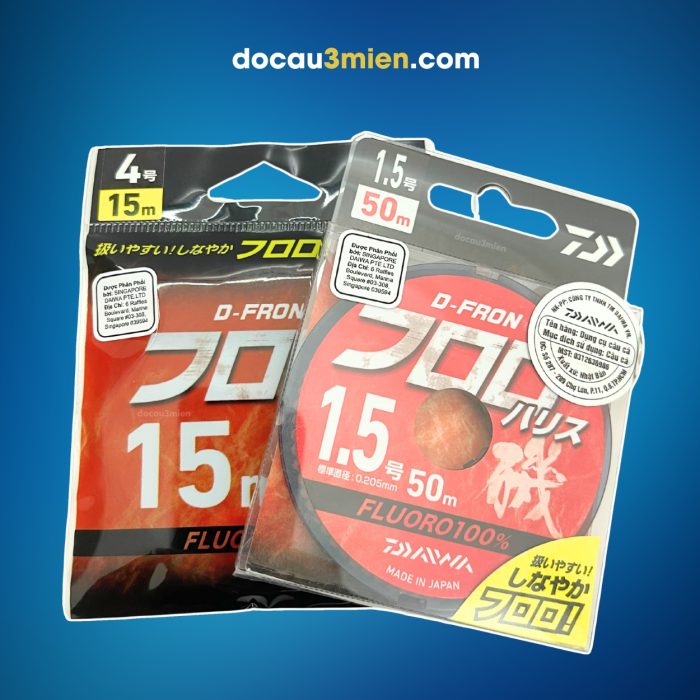 Bao Bì Dây Leader Daiwa Dfron Flourcarbon 15m