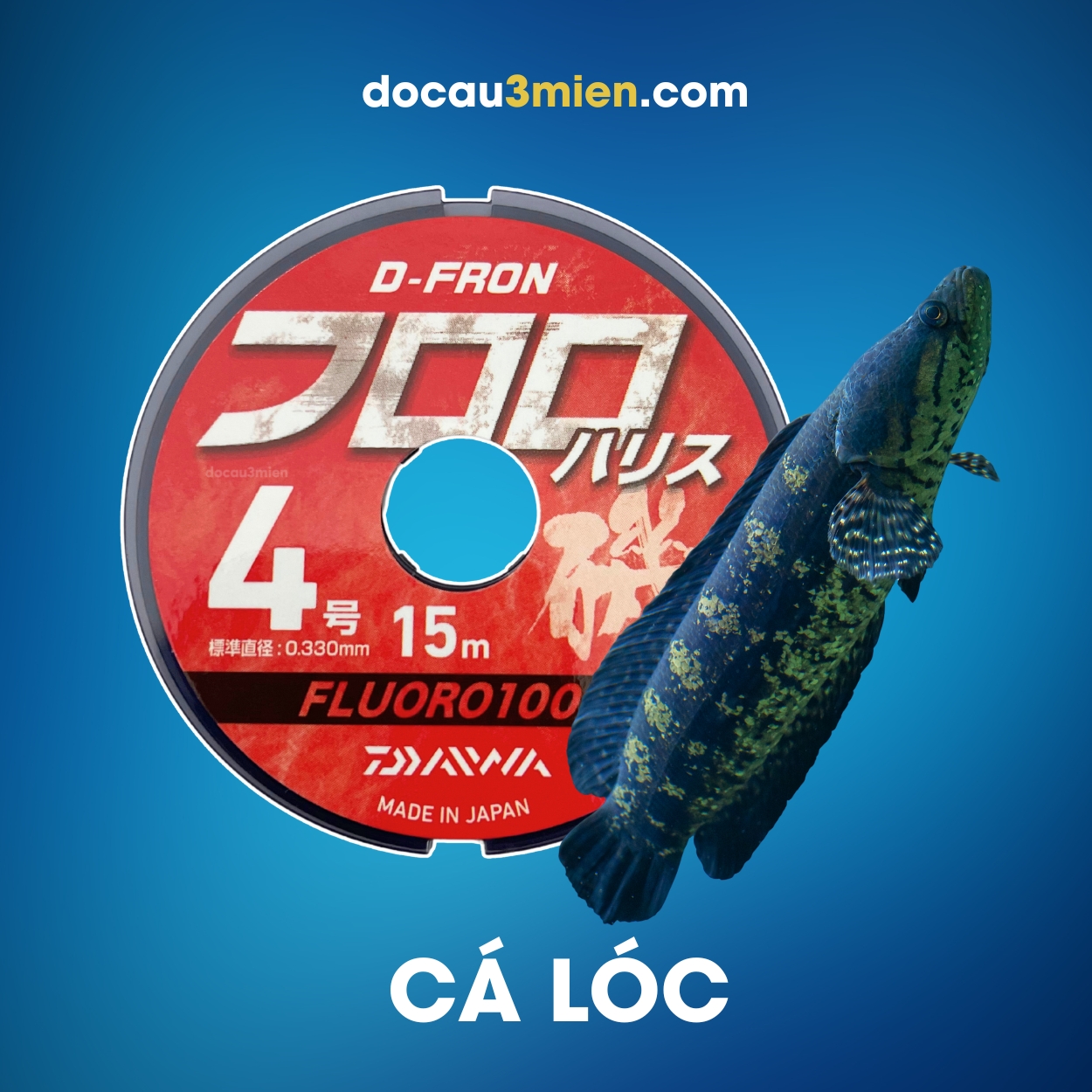 Dây Leader Câu Cá Daiwa Dfron Flourcarbon 15m Dùng Câu Cá Lóc