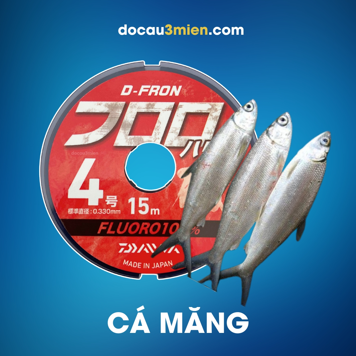Dây Leader Câu Cá Daiwa Dfron Flourcarbon 15m Dùng Câu Cá Măng