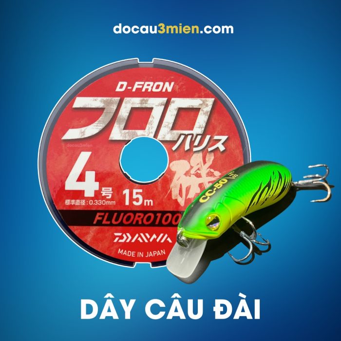 Dây Leader Daiwa Dfron Flourcarbon 15m Dùng Câu Đài