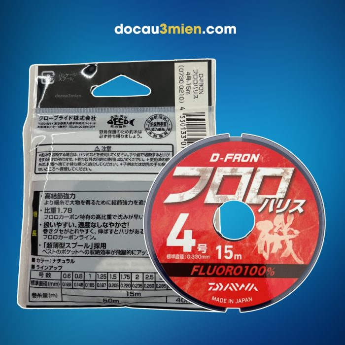 Dây Leader Daiwa Dfron Flourcarbon 15m Package