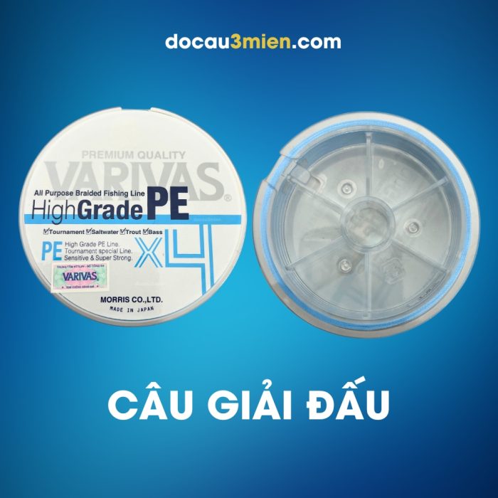 Dây Dù PE Varivas High Grade X4 Câu Giải Đấu