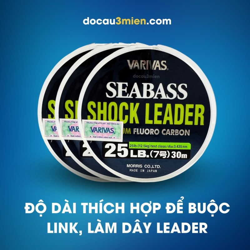 Ứng Dụng Dây Varivas Seabass Shock Leader