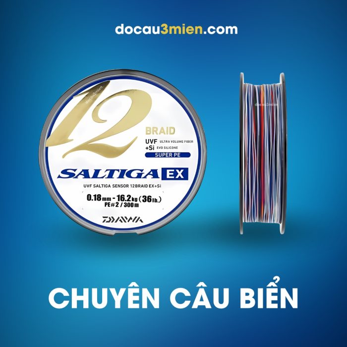 Dù Daiwa UVF Saltiga Sensor X12 Braid Ex+Si Chuyên Câu Biển