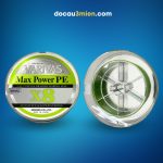 Dây Dù PE Varivas Max Power X8 Xanh Lá Trước Sau