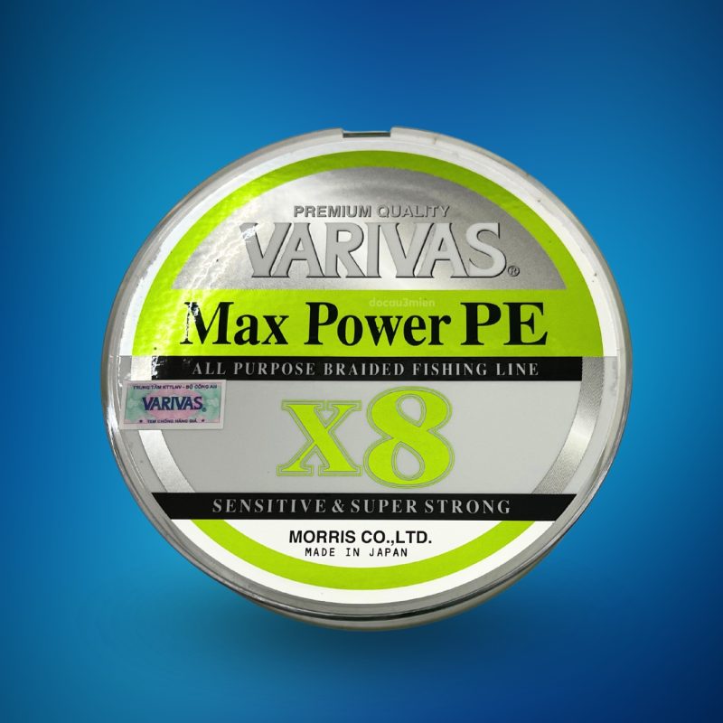 Dây Dù PE Varivas Max Power X8 Xanh Lá