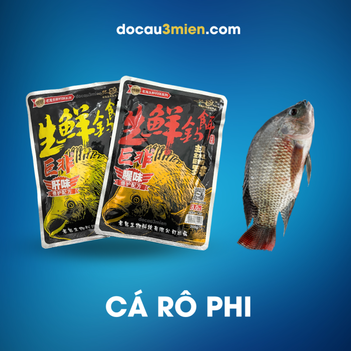 Mồi Câu Gan Tanh Lão Quỷ Dùng Câu Cá Rô Phi
