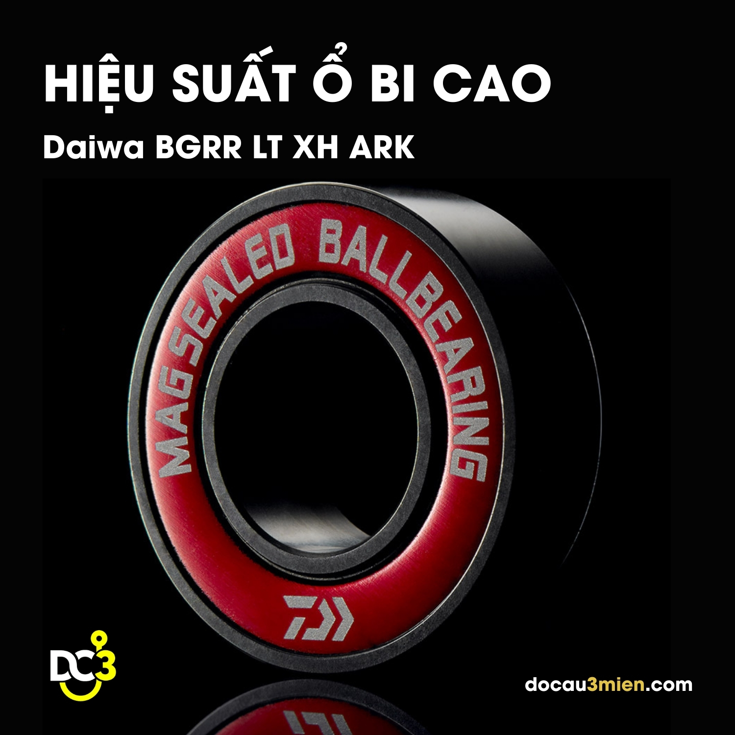 Hiệu suất ổ bi cao máy câu đứng Daiwa BGRR LT 