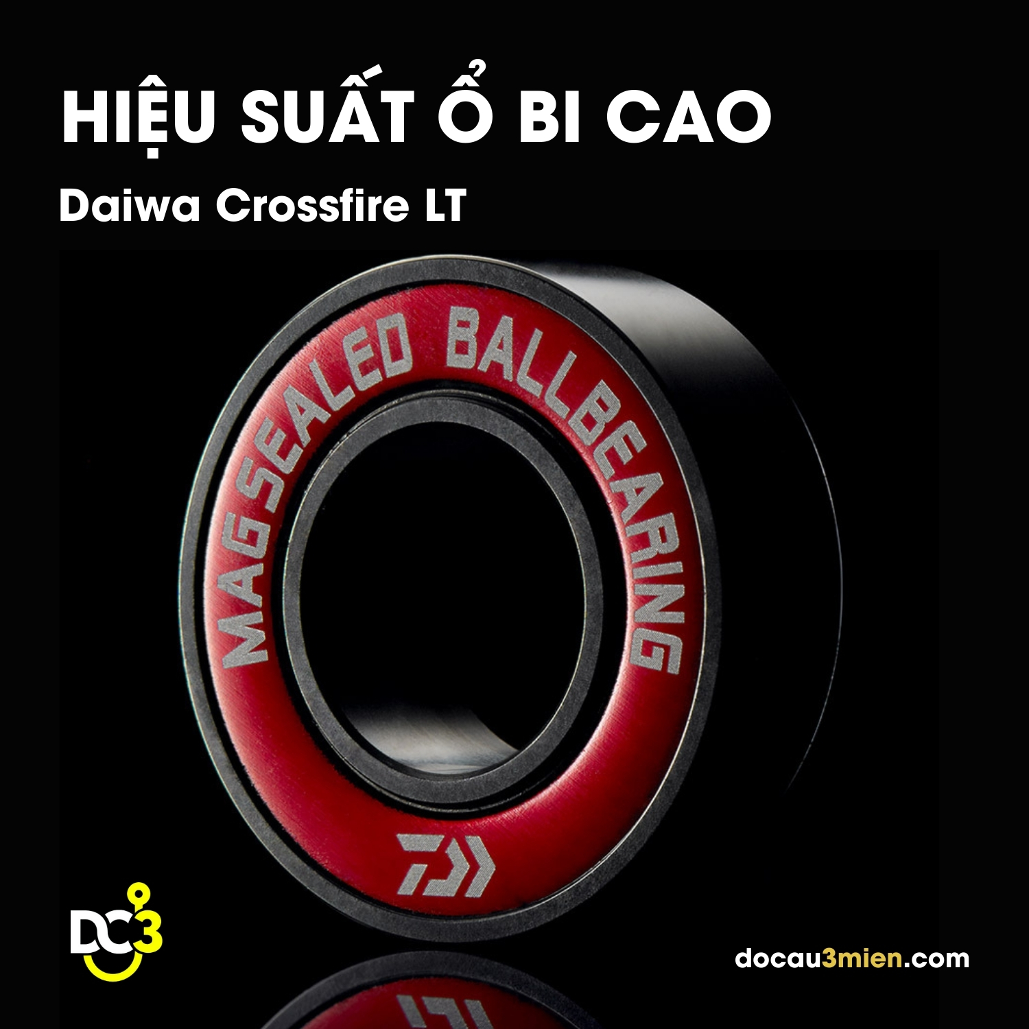 Hiệu Suất Ổ Bi Cao Daiwa Crossfire LT