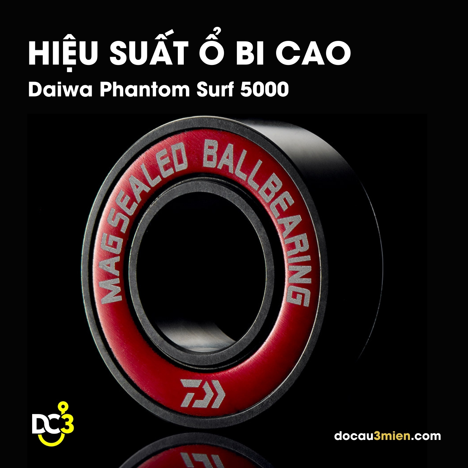 Hiệu Suất Ổ Bi Cao Daiwa Phantom Surf 5000