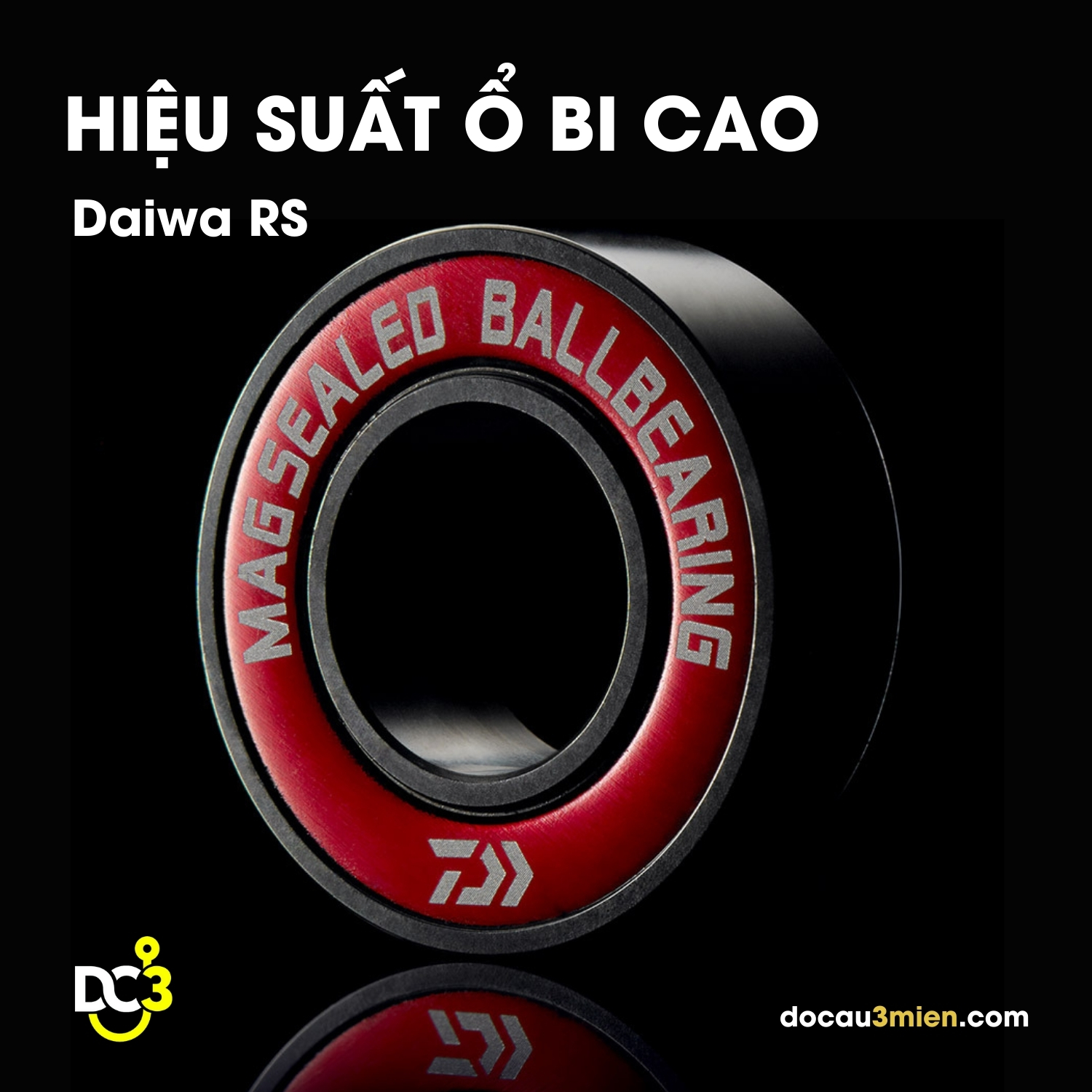 Hiệu suất ổ bi cao của Daiwa RS