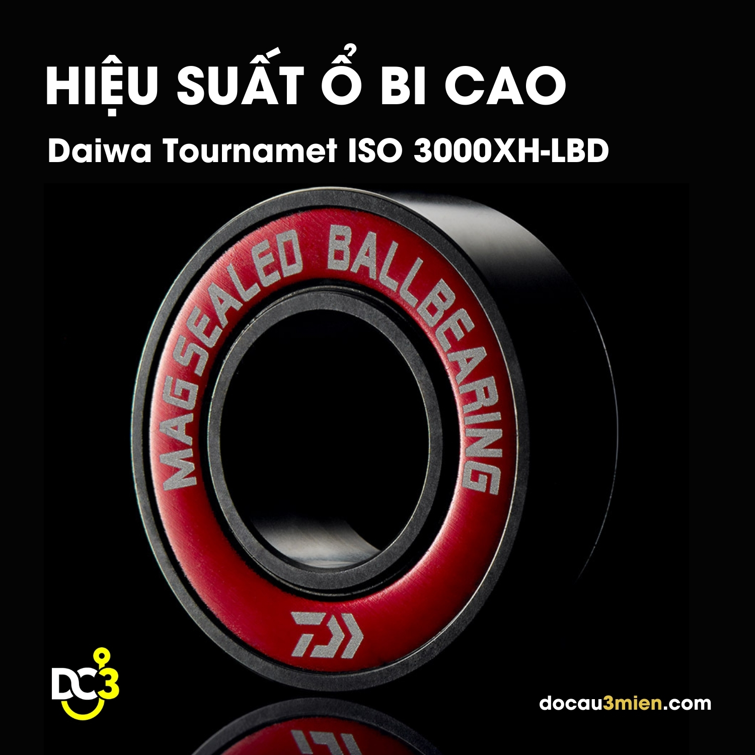 Hiệu Suất Ổ Bi Cao Của Máy Câu Đứng Daiwa Tournament ISO 3000XH-LBD