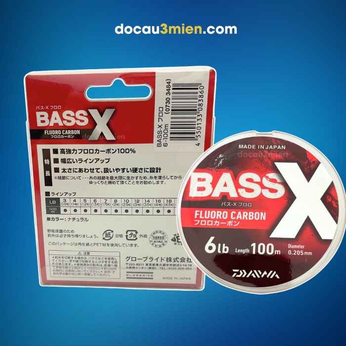 Line Dây Cước Câu Cá Daiwa BassX Fluoro Carbon