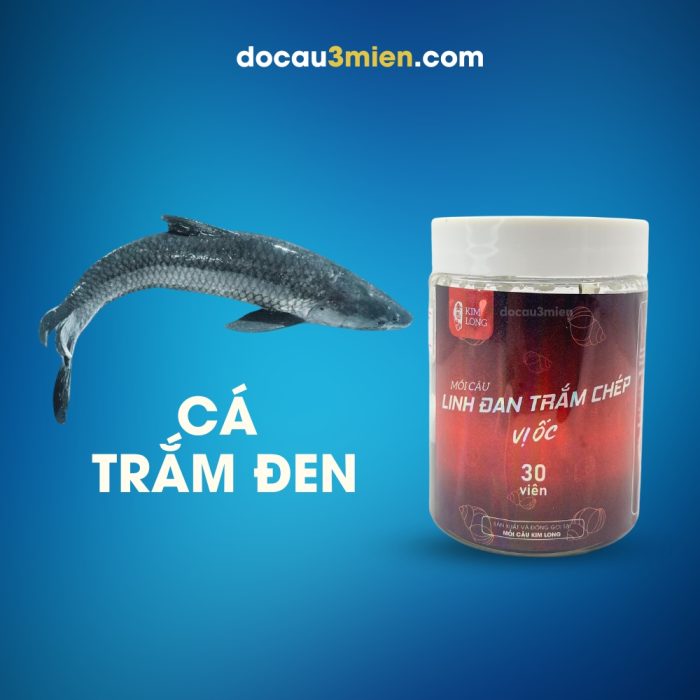 Linh Đan Trắm Chép Kim Long Dùng Câu Cá Trắm Đen