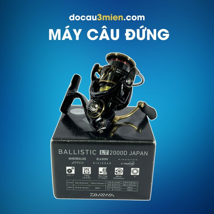 Thông Số Kỹ Thuật Máy Câu Đứng Daiwa Ballistic Japan LT2000D