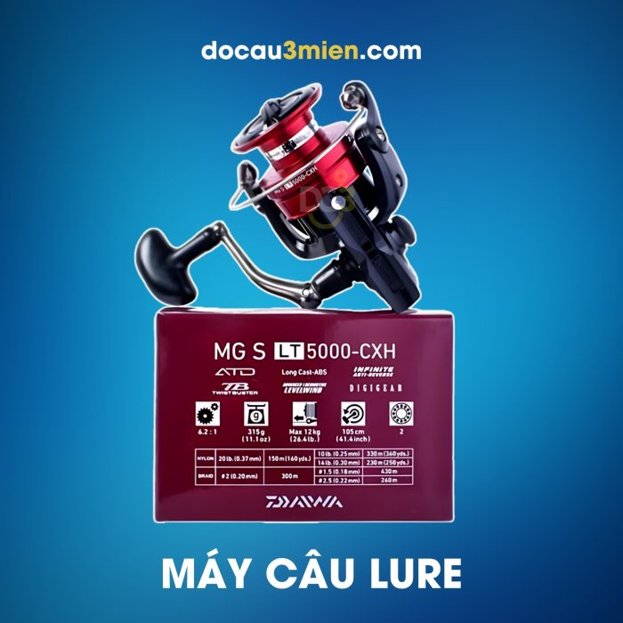 Máy Câu Đứng Daiwa MG S LT Dùng Câu Lure