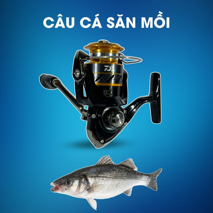 Máy Câu Đứng Daiwa Mission CS Câu Cá Săn Mồi